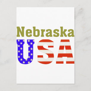 Nebraska USA! Postcard