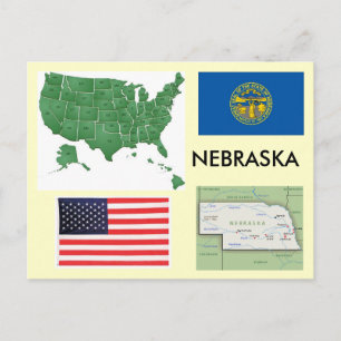 Nebraska, USA Postcard
