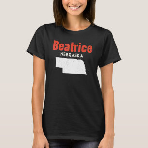 Nebraska Usa State America Travel Nebraskan Beatri T-Shirt