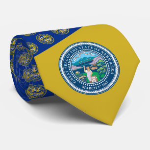 Nebraskan Flag & Seal, Flag of Nebraska Tie
