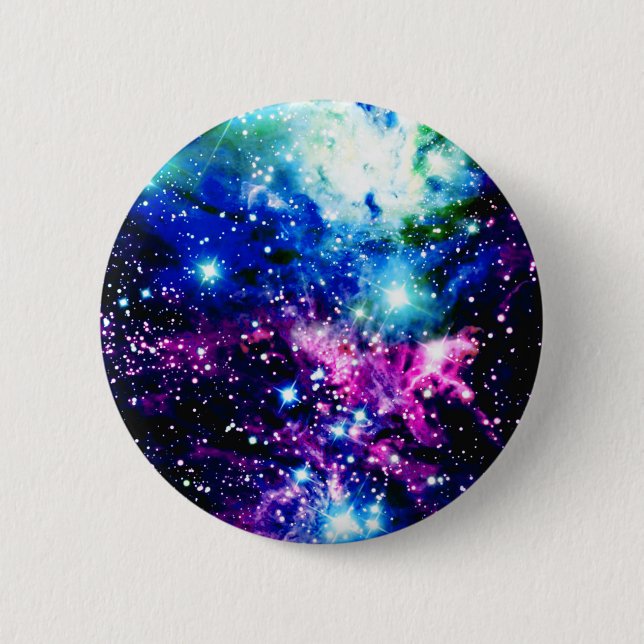 Nebula 6 Cm Round Badge (Front)
