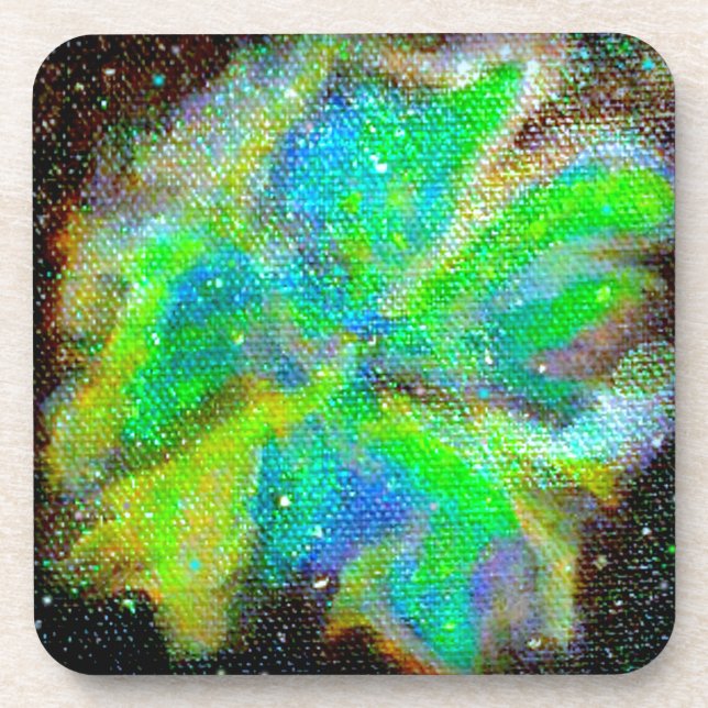 Nebula and Stardust Cosmic Space Scene Coaster (Front)