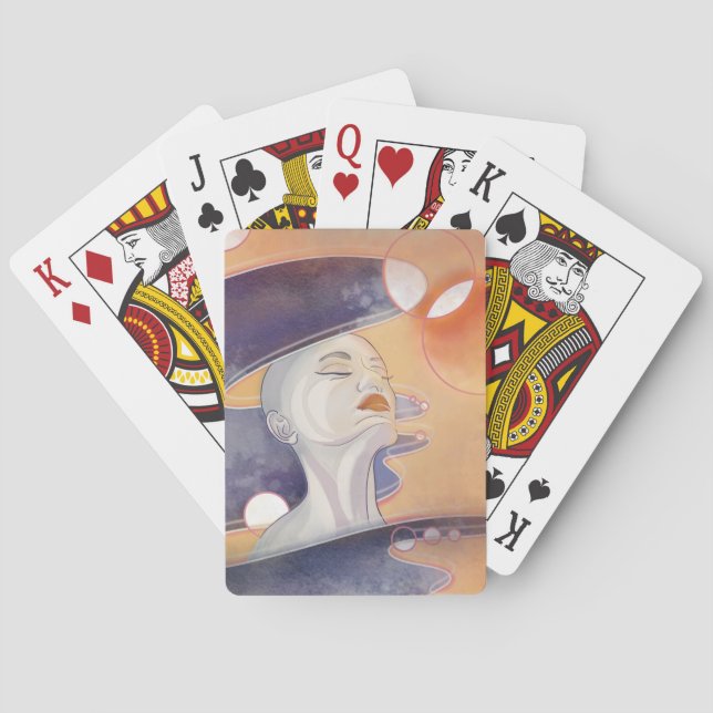 Nebula Attack and Galactic Pearl Necklace Playing Cards (Back)