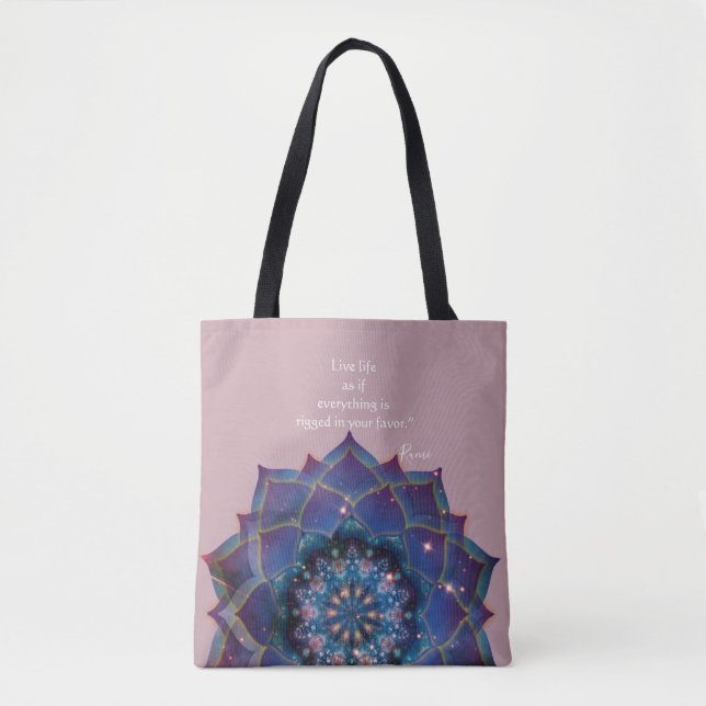 Nebula Bloom | Mandala Tote Bag (Front)
