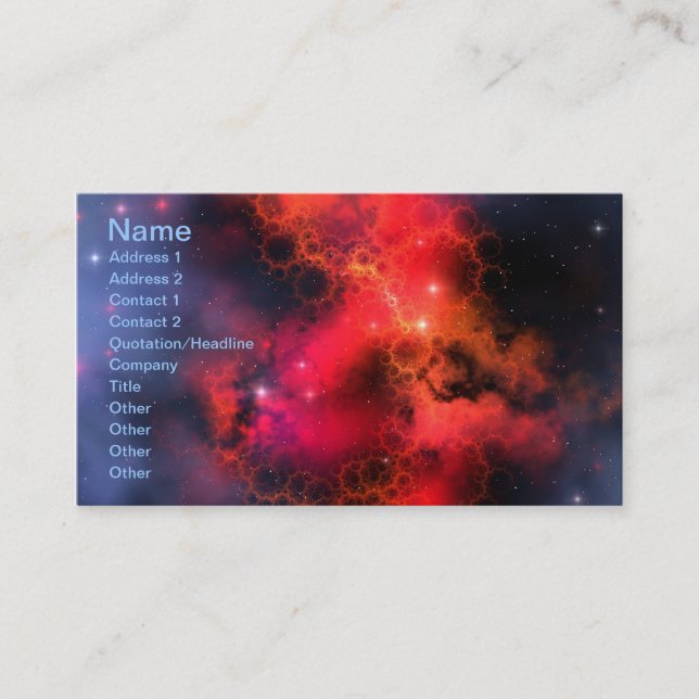 Nebula Business Card (Front)