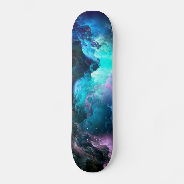 Nebula Clouds Skateboard (Front)
