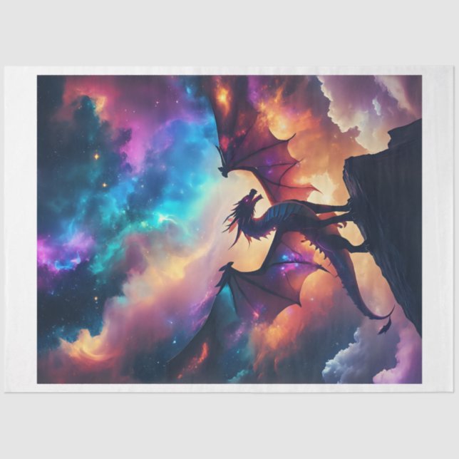 Nebula Dragon Tissue Paper (Front)