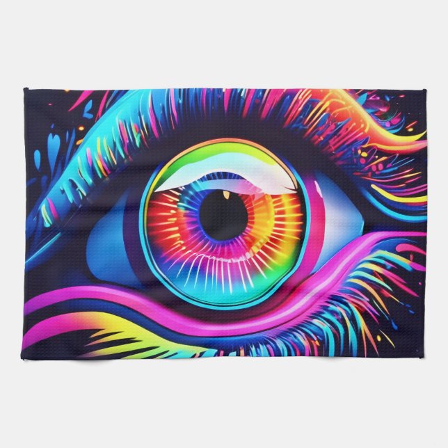 Nebula Eye Art Tea Towel (Horizontal)