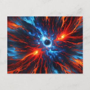 Nebula Fiery Vortex Postcard