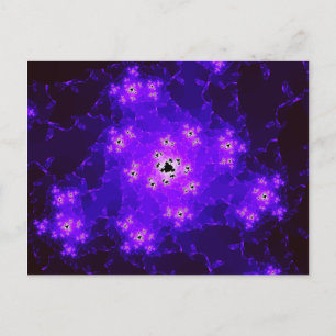 Nebula Fractal Postcard