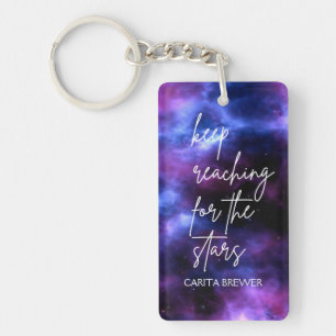 Nebula Galaxy Inspirational Acrylic Keychain