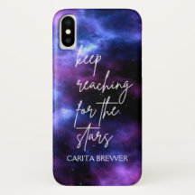 Nebula Galaxy Inspirational iPhone X Case