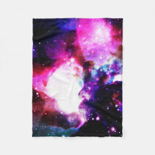 Nebula Galaxy Pink Purple Blue Blanket