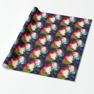 Nebula Galaxy Rainbow Wrapping Paper