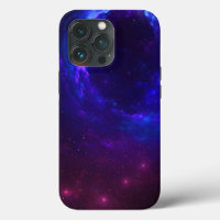 Nebula Gas Cloud Ring Blue and Purple Case-Mate iP