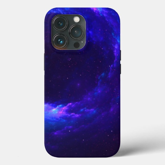 Nebula Gas Cloud Ring Blue and Purple Case-Mate iPhone Case (Back)