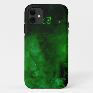 Nebula in Alien Green iPhone 5 case