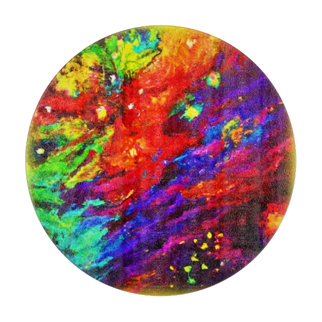 Nebula In Our Universe Painting. Buy Now Cutting Board (Front)