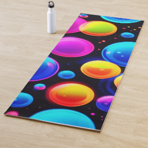 Nebula of Bubbles Yoga Mat