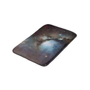 Nebula Orion Astronomy blue brown beige sky stars Bath Mat