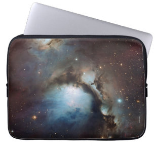 Nebula Orion Astronomy blue brown beige sky stars Laptop Sleeve