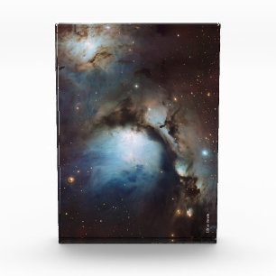 Nebula Orion Astronomy blue brown beige sky stars Photo Block