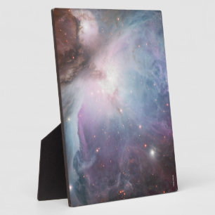 Nebula Orion Astronomy blue Pink violet sky stars Plaque