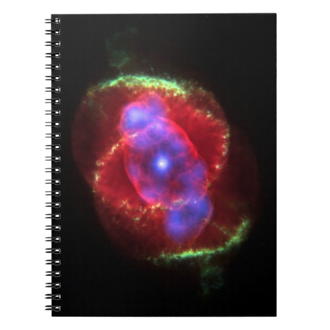nebula outer space exploration nasa astronomy notebook (Front)