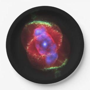 nebula outer space exploration nasa astronomy paper plate