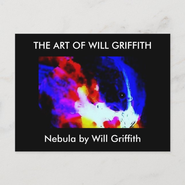 NEBULA PAINTING POSTCARD (Front)