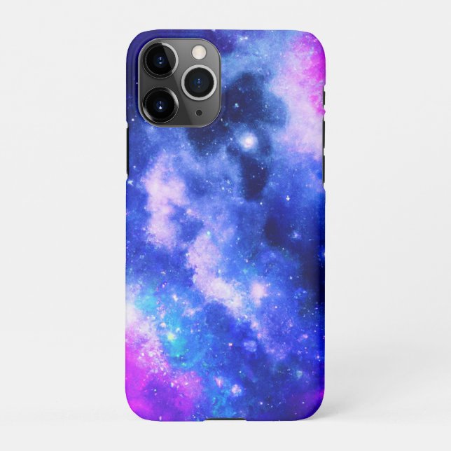 "Nebula Stars" - A Stunning Digital Art. Buy Now iPhone Case (Back)