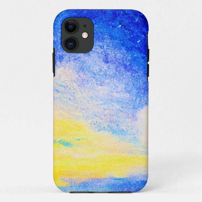 Nebula Stars Blue, Yellow and Milky White. Buy Now Case-Mate iPhone Case (Back)