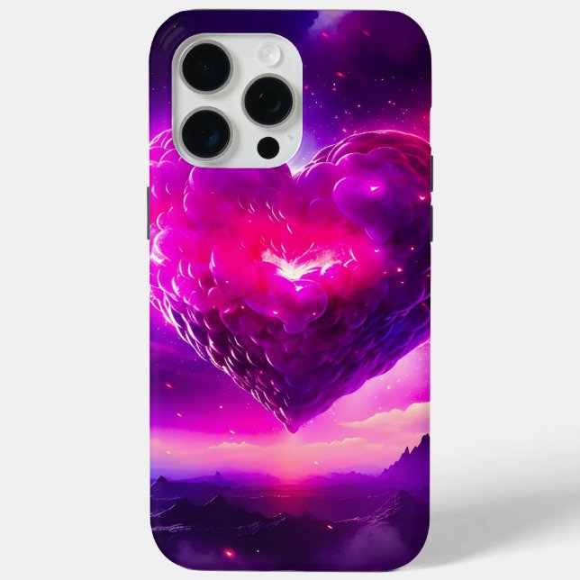 Nebula Stars Celestial Heart Romance Case-Mate iPhone Case (Back)