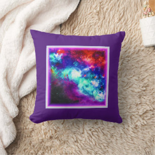 Nebula Stars Digital Art Design. Buy Now Cushion