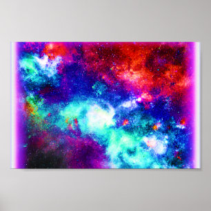 Nebula Stars Digital Art Design. Buy Now Poster
