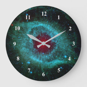 Nebula stars stardust astronomy in space large clock