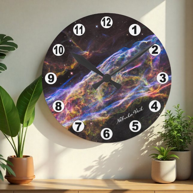 Nebula Veil, Astronomy Clock, Hubble / Galaxy Round Clock (Creator Uploaded)