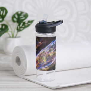 Nebula Veil, Hubble Astronom, Galaxy Water Bottle