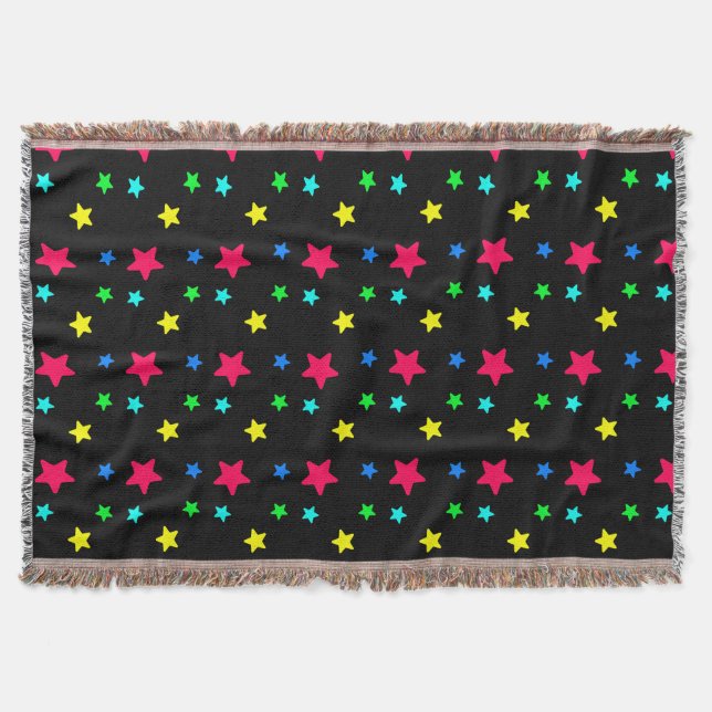 Nebulae Throw Blanket (Front)