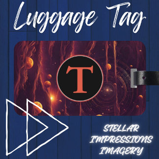 Nebular Veil Luggage Tag