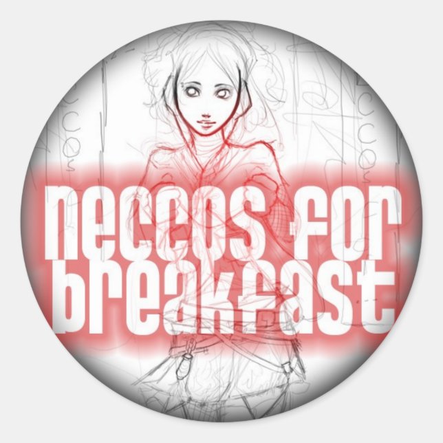 Neccos For Breakfast Sticker (Front)
