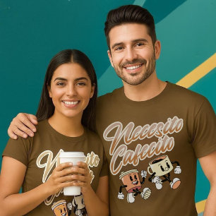 Necesito Cafecito Vintage Spanish Coffee Shirt