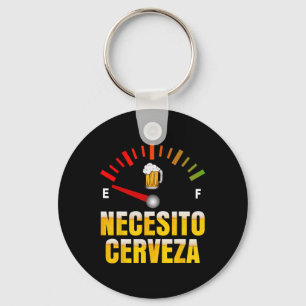 Necesito Cerveza I Need Beer In Spanish Mardi Gras Key Ring