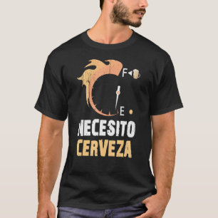 Necesito Cerveza Mexican Beer Fan Empty Tank Grung