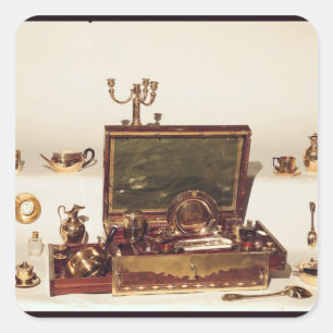 Necessaire belonging to Napoleon I Square Sticker