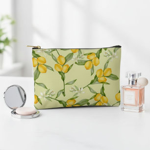 Necessaire gave lemon prints accessory pouch