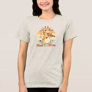 Neck and Notes Tri-Blend Shirt
