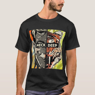 NECK DEEP 06 AND TIGER ART POPULAR 99NAME   T-Shirt