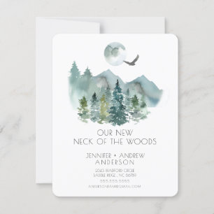 Neck of the Woods   Modern Moving Announcement