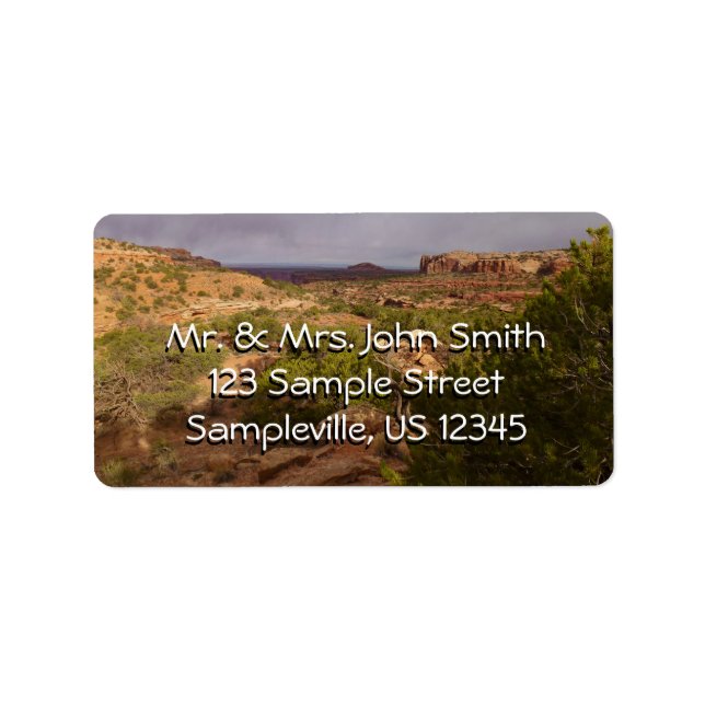 Neck Springs Trail at Canyonlands National Park Label (Front)